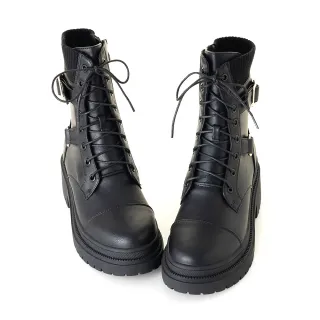 amai 率性休閒風厚底靴 機車靴 粗跟靴 短靴 中筒靴 軍靴 厚底 中跟 百搭 英倫風 大尺碼 杏色 GB990BE 歷史價格詳細信息