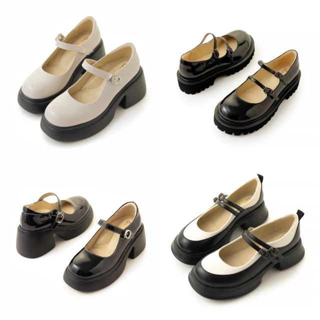 跟瑪麗珍鞋厚底 大尺碼蘿莉塔鞋子 綠色JK鞋粗跟小皮鞋 百搭小眾法式高跟鞋 仙女風芭比鞋潮 歷史價格詳細信息