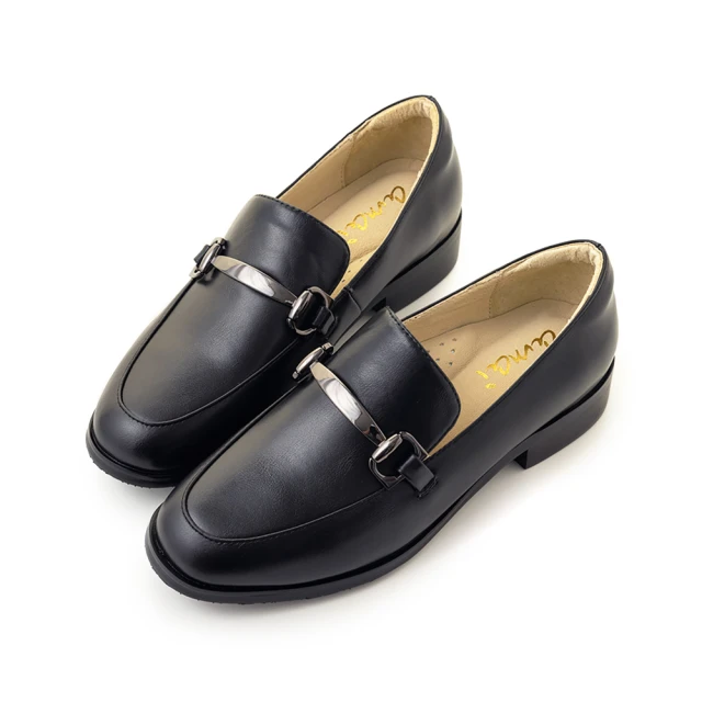 amai 時尚馬銜釦低跟樂福鞋 低跟鞋 樂福鞋 懶人鞋 休閒鞋 平底鞋 上班鞋 可後踩 學院風 大尺碼 黑色 K15BK 歷史價格詳細信息