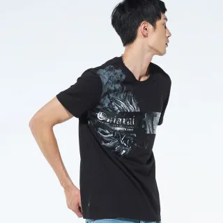 【BLUE WAY】墨繪鬼武灑墨鬼頭文字短TEE-鬼洗 歷史價格詳細信息