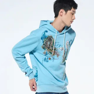 【BLUE WAY】男裝 金標暗影龍虎繡花 短袖 上衣-日本藍 歷史價格詳細信息