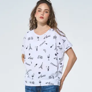 BLUE WAY ET BOiTE 箱子-滿版印刷長袖圓領TEE 歷史價格詳細信息