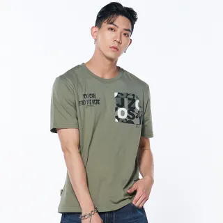 BLUE WAY 地藏小王 - 翻玩-圖文口袋短TEE(米黃) 歷史價格詳細信息