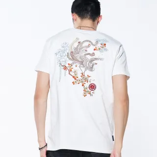 【BLUE WAY】男裝 金標暗影龍虎繡花 短袖 上衣-日本藍 歷史價格詳細信息