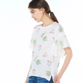 BLUE WAY 箱子 ET BOiTE-荷葉V領格紋剪接襯衫(黑) 歷史價格詳細信息