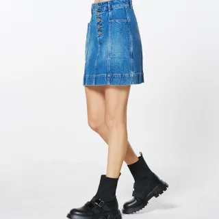 BLUE WAY 箱子 ET BOiTE-自然系高腰丹寧修身男友褲 歷史價格詳細信息