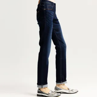 BLUE WAY 箱子 ET BOîTE-魔力高腰丹寧排扣窄直褲(藍) 歷史價格詳細信息