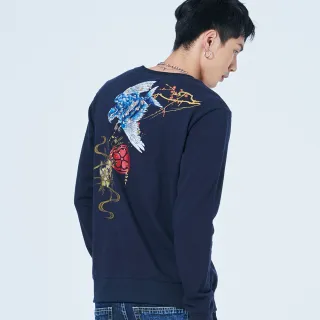 【BLUE WAY】男裝 金標暗影龍虎繡花 短袖 上衣-日本藍 歷史價格詳細信息