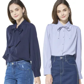 雪紡--氣質滿點拼接圓領雪紡袖牛奶絲橫條紋七分袖附腰繩長版上衣(黑.藍XL-5L)-D410熊衣褲語 歷史價格詳細信息