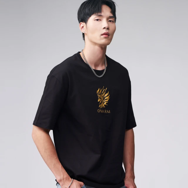 【BLUE WAY】男裝 潮流鬼頭火焰大學 長袖 上衣-鬼洗 歷史價格詳細信息