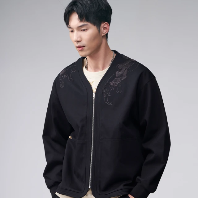 【BLUE WAY】男裝 金標暗影龍虎繡花 短袖 上衣-日本藍 歷史價格詳細信息