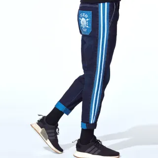BLUE WAY 地藏小王--擅變我型系列-標籤印花錐型丹寧九分窄直褲(軍綠) 歷史價格詳細信息