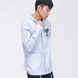 BLUE WAY 地藏小王街頭文字教練外套(水藍)/00329 歷史價格詳細信息