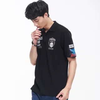 BLUE WAY 地藏小王 - 文字貼標短POLO衫(灰) 歷史價格詳細信息