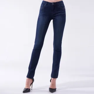 BLUE WAY 箱子 ET BOîTE-魔力高腰丹寧排扣窄直褲(藍) 歷史價格詳細信息