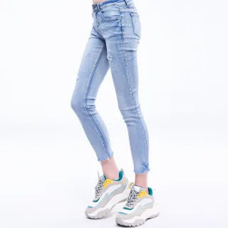 【BLUE WAY】女款 割破 不收邊 九分 小直筒褲 牛仔褲-ET BOiTE 箱子 歷史價格詳細信息