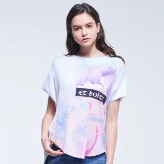 BLUE WAY ET BOiTE 箱子-滿版印刷長袖圓領TEE 歷史價格詳細信息