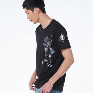 撲克男生短袖T恤潮流潮牌ins寬松大碼半袖2023新款青少年體恤夏季 歷史價格詳細信息