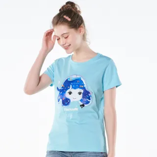 BLUE WAY  地藏小王 - 金魚姬星宿夢遊假兩件長TEE 歷史價格詳細信息