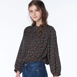 BLUE WAY ET BOîTE 箱子 - 女款 立領花卉浪漫小荷葉袖襯衫(粉紫) 歷史價格詳細信息