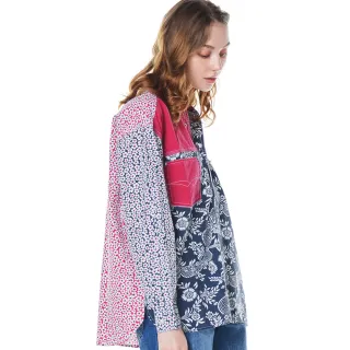 【BLUE WAY】女款 荷葉領緹花 襯衫-ET BOITE箱子 歷史價格詳細信息