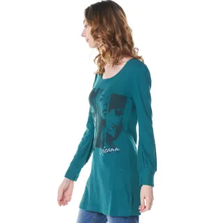 長版上衣--率性可愛緞帶側邊開衩長版T恤(黑.藍XL-5L)-T219熊衣褲語 歷史價格詳細信息