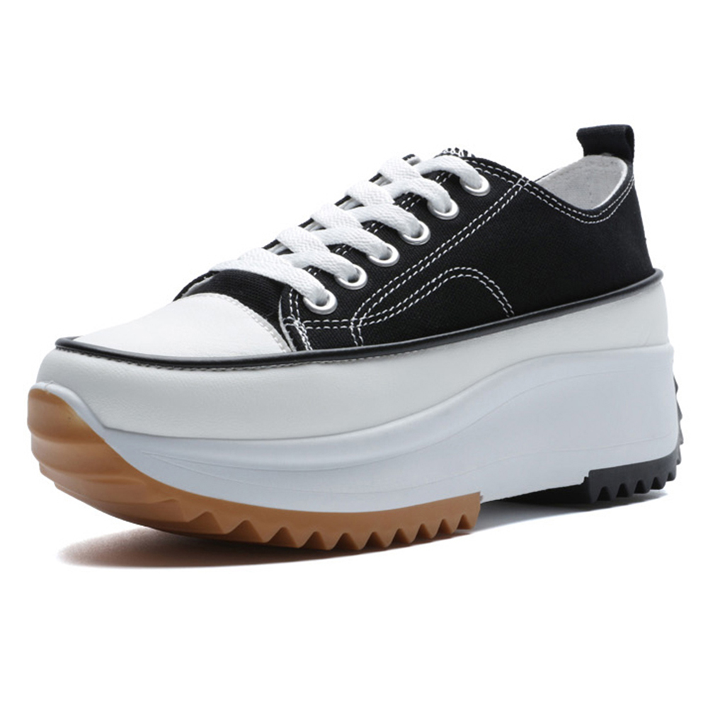 【Paperplanes】韓國空運來台。帆布拼接厚底4CM穆勒鞋 半拖 半包 女鞋/版型偏小(7-0631/二色/現+預) 歷史價格詳細信息