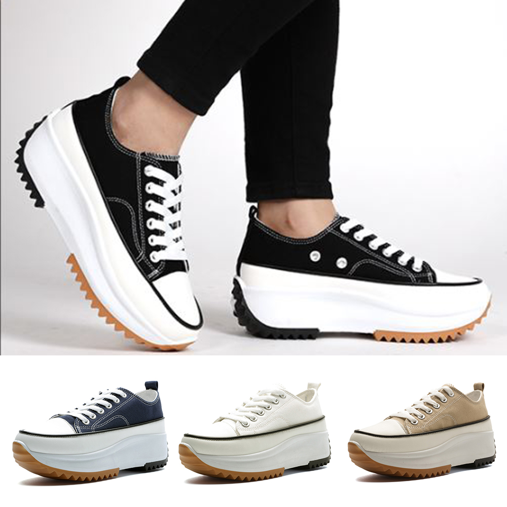 【Paperplanes】韓國空運來台。帆布拼接厚底4CM穆勒鞋 半拖 半包 女鞋/版型偏小(7-0631/二色/現+預) 歷史價格詳細信息