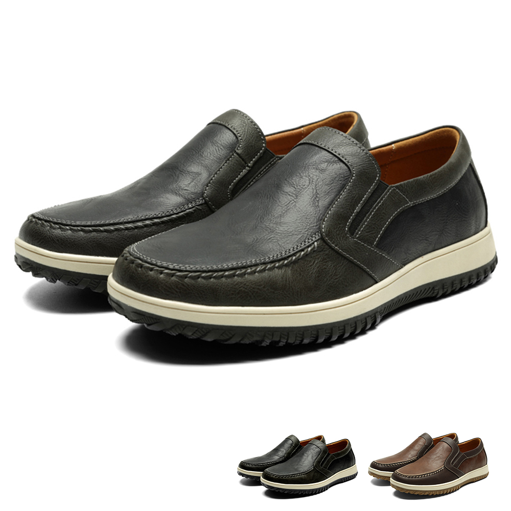 【HIKOREA】韓國空運/大尺碼皮鞋。英倫風雕花免綁帶休閒皮鞋(73-455黑咖共2色/現貨+預購) 歷史價格詳細信息