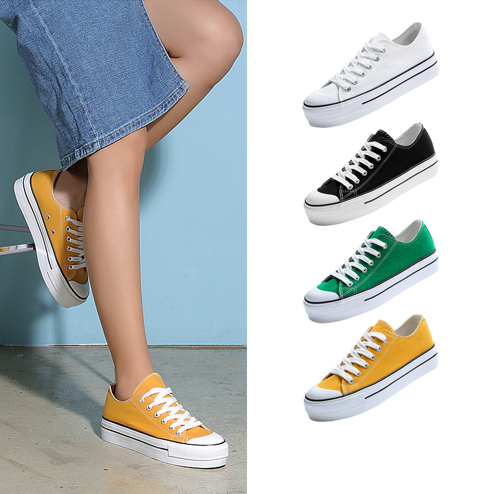 【Paperplanes】韓國空運來台。帆布拼接厚底4CM穆勒鞋 半拖 半包 女鞋/版型偏小(7-0631/二色/現+預) 歷史價格詳細信息