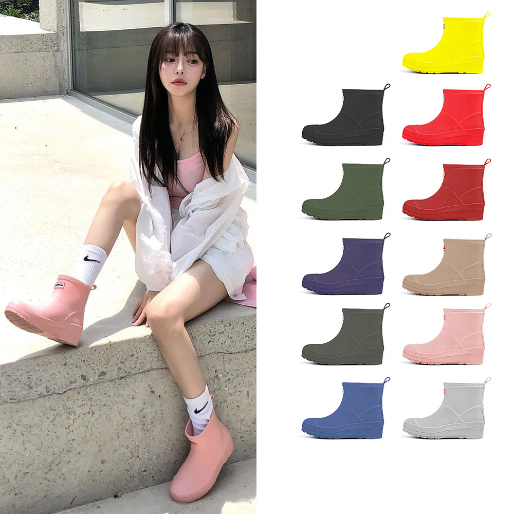 【Paperplanes】韓國空運 短筒素色美型雨鞋男雨鞋女雨鞋情侶鞋(01529/米/黑/灰/現貨+預購) 歷史價格詳細信息