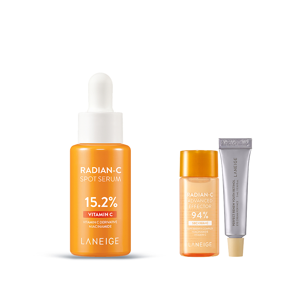 LANEIGE 蘭芝 維他命C淨膚霜 10ml 三件組 官方旗艦店 歷史價格詳細信息