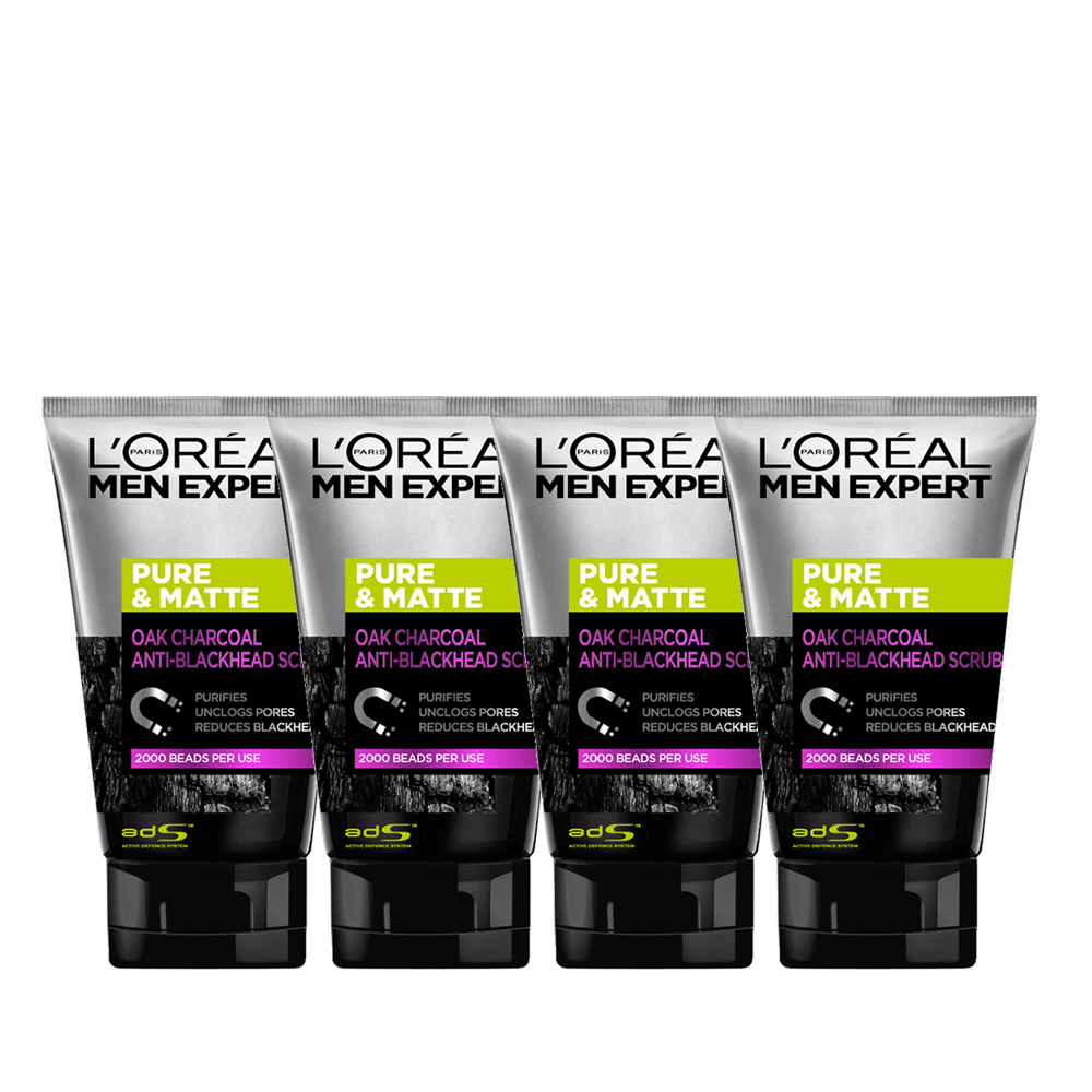 【LOREAL Paris 巴黎萊雅】炭黑去油微粒洗面乳 升級版 100ml+礦物淨化泥面膜-控油淨化型50g 歷史價格詳細信息