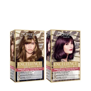 【LOREAL Paris 巴黎萊雅】優媚霜時尚魅力系列 護髮染髮霜172g X2 (多色可選) 歷史價格詳細信息