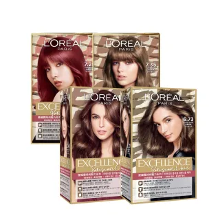 【LOREAL Paris 巴黎萊雅】優媚霜時尚魅力系列 護髮染髮霜172g X2 (多色可選) 歷史價格詳細信息