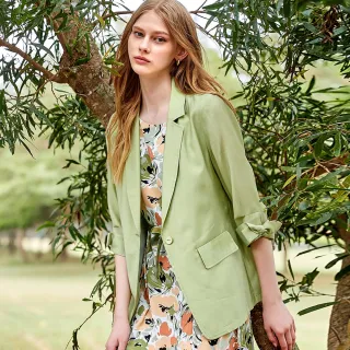 【ILEY 伊蕾】萊賽爾涼感印花透氣短袖上衣(淺藍色；M-2L；1242021411) 歷史價格詳細信息