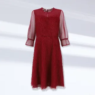 【ILEY 伊蕾】織蔥條紋印花萊賽爾混棉七分袖襯衫1221441501(紅) 歷史價格詳細信息