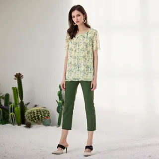 【ILEY 伊蕾】抽鬚修身直筒八分棉質牛仔褲(綠色；M-XL；1222078675) 價格比較,價格查詢,歷史價格詳細信息