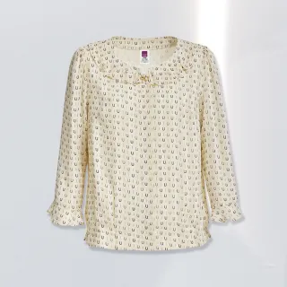 【ILEY 伊蕾】復古雪花菱格紋提織針織背心(綠色；M-XL；1233015737) 歷史價格詳細信息