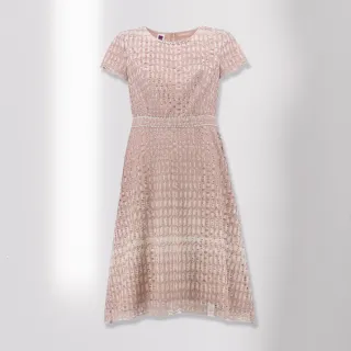 【ILEY 伊蕾】高雅粉系刺繡假兩件牛仔純棉上衣(藍色；M-XL；1223081524) 歷史價格詳細信息