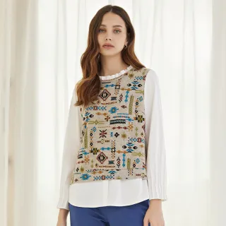 【ILEY 伊蕾】俏甜愛心波點圖樣織紋彈性上衣(黑色；M-2L；1232361003) 歷史價格詳細信息