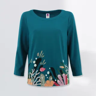 【ILEY 伊蕾】彈性愛心貼布繡字母標語羅馬布上衣1214161202(黑) 歷史價格詳細信息