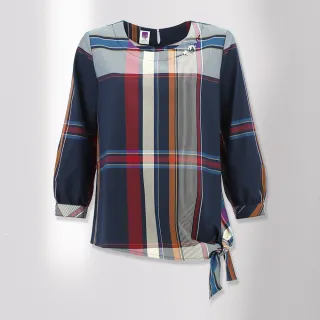 【ILEY 伊蕾】經典質感格紋蓋袋連帽排釦長版背心(深咖色；M-XL；1224203501) 歷史價格詳細信息