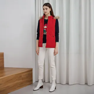 【ILEY 伊蕾】可拆皮草毛領毛料修身外套(淺黃；M-2L；1244314039) 歷史價格詳細信息