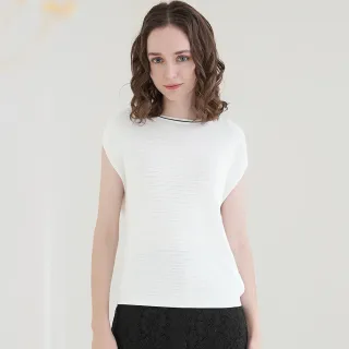 【ILEY 伊蕾】簡約色塊拼圖附脖圍含兔毛針織中長版上衣(黑色；M-XL；1224345104) 歷史價格詳細信息