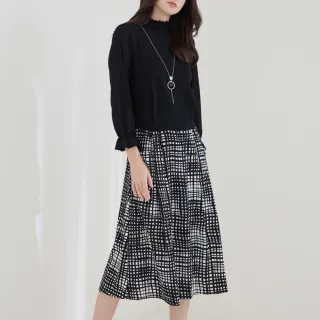 【ILEY 伊蕾】摩登波點氣質交叉雪紡假兩件上衣(粉色；M-2L；1222011144) 歷史價格詳細信息