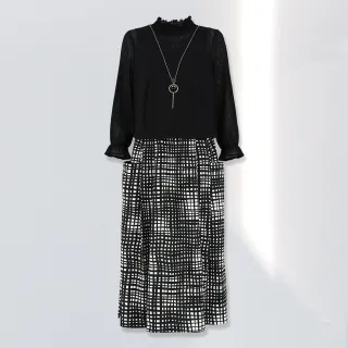 【ILEY 伊蕾】摩登波點氣質交叉雪紡假兩件上衣(粉色；M-2L；1222011144) 歷史價格詳細信息