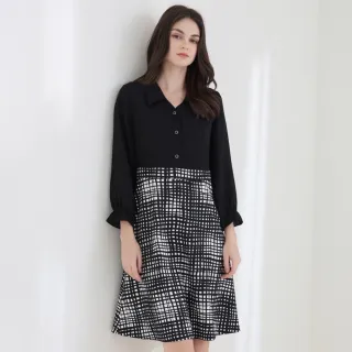 【ILEY 伊蕾】都會條紋腰帶造型車線開衩寬褲1222026639(黑) 歷史價格詳細信息