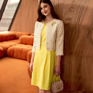 【ILEY 伊蕾】亮眼蘇格蘭格紋半開襟純棉上衣(黃色；M-XL；1224281507) 歷史價格詳細信息