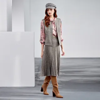 【ILEY 伊蕾】織蔥條紋印花萊賽爾混棉七分袖襯衫1221441501(紅) 歷史價格詳細信息